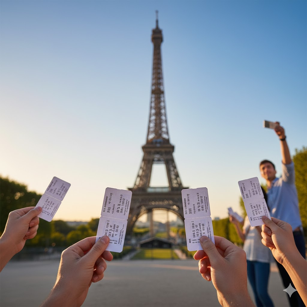 Types of Eiffel Tower Tickets